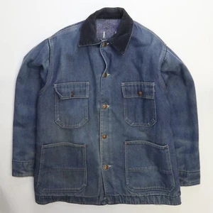 Chaqueta de Trabajo Big Mac Denim Tareas De Colección Talla Grande Forrada con Manta - Imagen 1 de 7