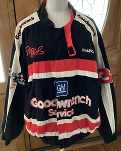 Vtg. Dale Earnhardt #3 Official NASCAR Sportswear Jacket Goodwrench Size Medium - Picture 1 of 11