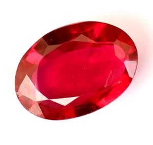 AAA Treated Mozambique Red Pink Ruby 12.60 CT Certified STUNNING Oval Gemstone - Picture 1 of 6