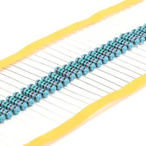 Metal Film Resistor 1W Power ±1% Tolerance 0.1/0.22/0.47/0.56/2.7 Ohm to 91 Ohm - Picture 1 of 5