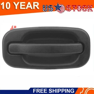Passengers Outer Front Door Handle Black For Silverado 1500 Suburban Tahoe Yukon - Picture 1 of 10
