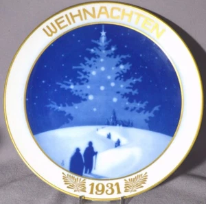 HUTSCHENREUTHER Christmas piatto di Natale 1931 - Foto 1 di 4