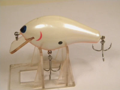 Señuelo vintage Bagley Killer B3 cuadrado Bill perla latón madera crankbait Foto 1 de 3