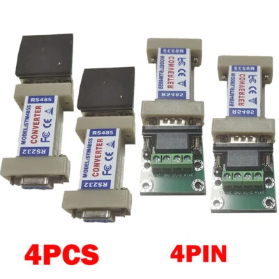 4x 4Pin RS232 to RS485 Communication Data Converter Adapter & Terminal Board NEW - Image 1 of 4
