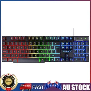Ultimate TF800 Gaming Set: Backlit Keyboard RGB Mouse Headset & Anti-slip Pad - Picture 1 of 15