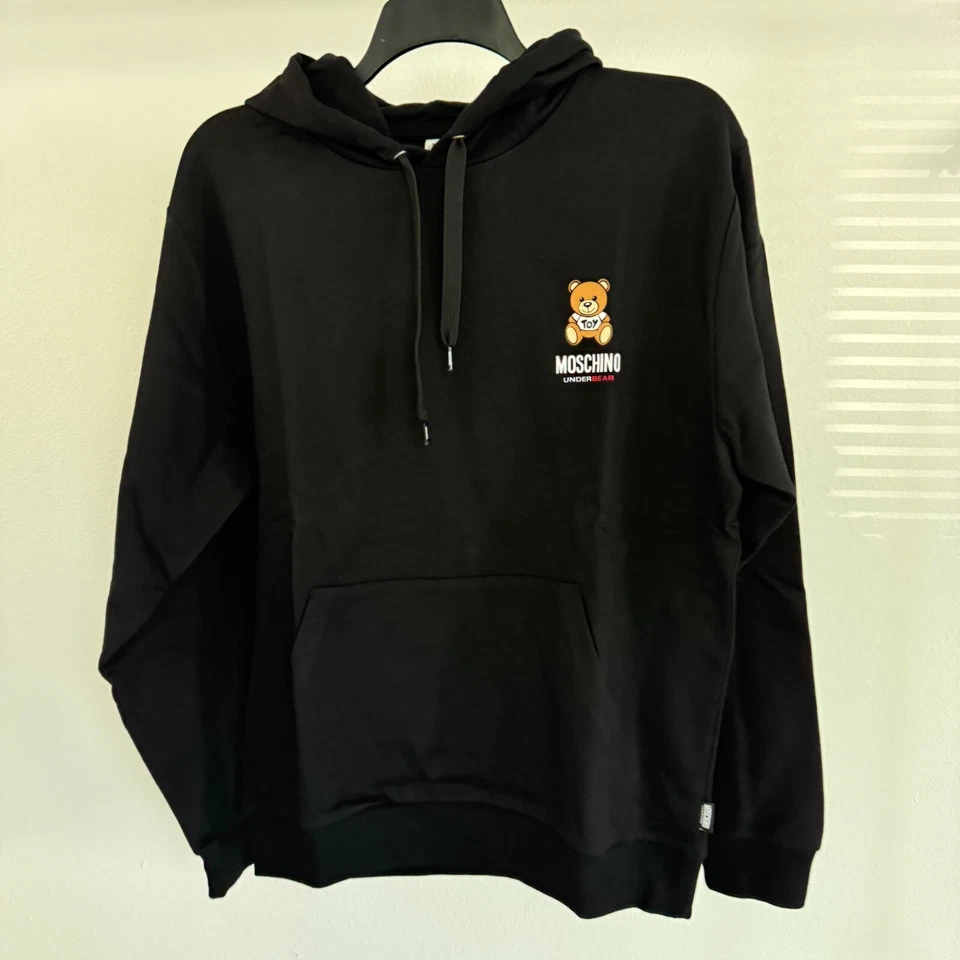 Moschino Oso de Peluche Sudadera con Capucha Para Hombre Sudadera Algodón Estampado Logo Sudadera Foto 1 de 1