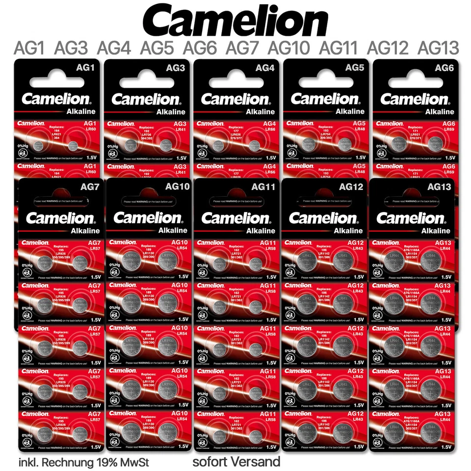 LR1130 LR44 LR41 LR621 LR43 LR626 AG13 AG12 AG11 AG10 AG7 AG6 AG5 AG4 AG3 AG1  - Bild 1 von 1