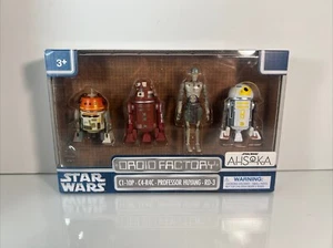 Disney Star Wars Ahsoka Droid Factory C1-10P, C4-R4C, RD-3, Huyang Figure Set - Bild 1 von 2