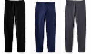Leggings lunghi leggings in jersey tinta unita Old Navy nuovi con etichette ragazza S M L XL - Foto 1 di 7