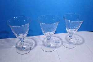 Lot Of 3 George & Martha Water Goblets By Nancy Prentiss - Picture 1 of 12