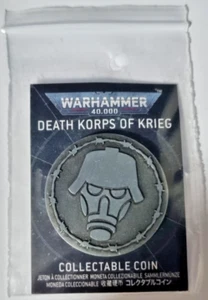 Warhammer 40k Imperial Collectible Coin Astra Militarum Death Korps of Krieg New - Picture 1 of 1
