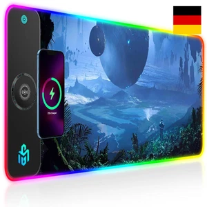 RGB-Beleuchtung Qi-Ladepad Sternenhimmel Wasserdicht Zuhause Büro - Bild 1 von 8