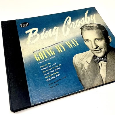 Bing Crosby 78rpm Set Decca Records Album #A-405 Going My Way VTG COLLECTIBLE  - Image 1 of 4