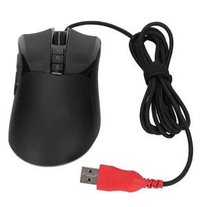 Gaming Wired Mouse Flexible Buttons Ergonomic Design 10000 Dpi Adjustable BAJ - Picture 1 of 24