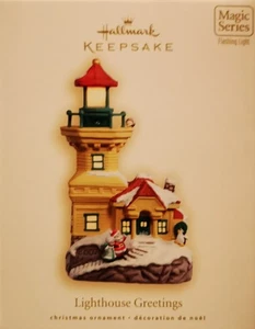 Hallmark Keepsake Ornament 2007 Lighthouse Greetings Magic Series Flashing Light - Picture 1 of 4