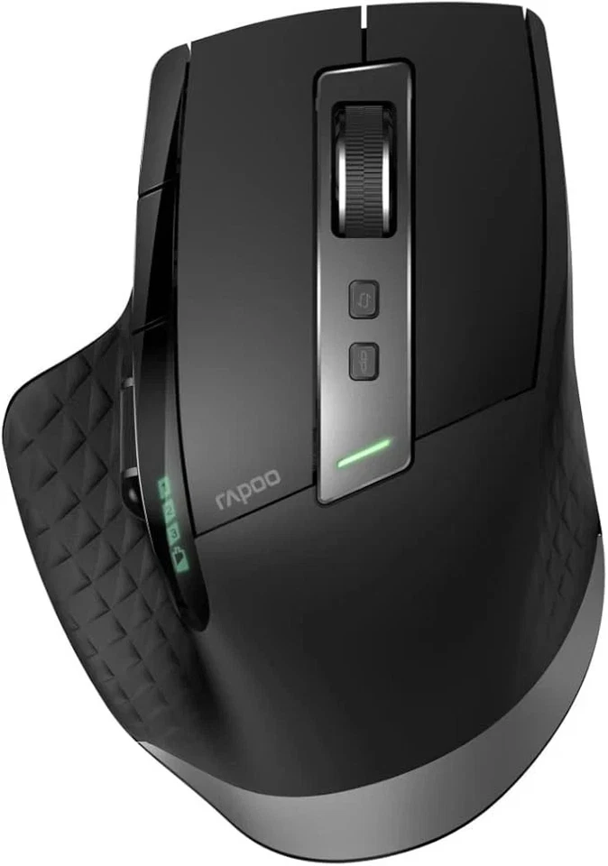 RAPOO Multi-mode Wireless / Bluetooth Laser Mouse MT750S Black - Image 1 of 1