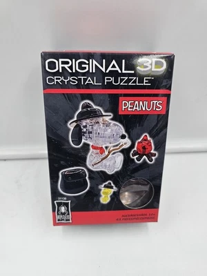 New BePuzzled 3D Crystal Puzzle  Peanuts Snoopy Campfire: 43 Pcs - Image 1 of 3
