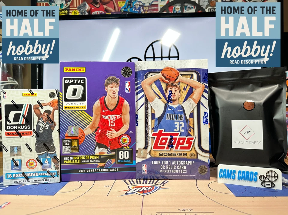 Philadelphia 76ers Hobby Box BREAK 23-26 NBA 1/2 Topps Basketball 1/4 Optic - Image 1 of 4