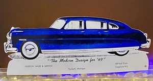 💥 1949 Hudson Sedan '49 Promo Ad VINTAGE COLLECTOR CAR ADVERTISEMENT Low Rider - Picture 1 of 2