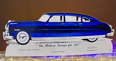 💥 1949 Hudson Sedan '49 Promo Ad VINTAGE COLLECTOR CAR ADVERTISEMENT Low Rider - Image 1 of 2