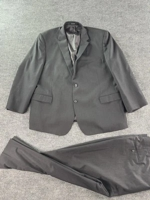 Pronto Uomo Suit 54 L Gray Wool Designer Premium Luxury Jacket Pants Set 52x29 - Image 1 of 4