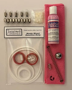 Kit de afinación de mantenimiento de máquina de pinball Wonder Wizard Demolition Derby - Imagen 1 de 3