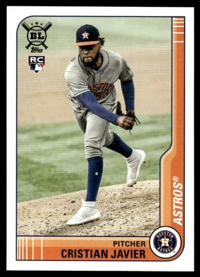 2021 Topps Big League Cristian Javier Houston Astros #112 - Image 1 of 2