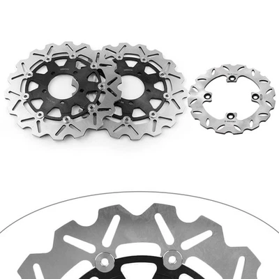 Fit Kawasaki ZX6R NINJA600 ER6F 650 VERSYS 650 Z1000 Front Rear Brake Disc Rotor Foto 1 de 4