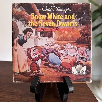 1937 RARO Blancanieves y los siete enanitos Super 8 El dilema del enano película de Disney Foto 1 de 3