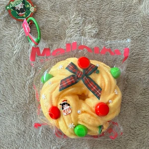 Mellojoy Squeeze Merry Christmas Serie Holiday Bake Wreath Donut Beige Squishy - Bild 1 von 2