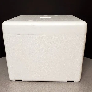 Insulated Shipper Container Styrofoam Cooler OD=15"W X 13"L x 12" H - Picture 1 of 3