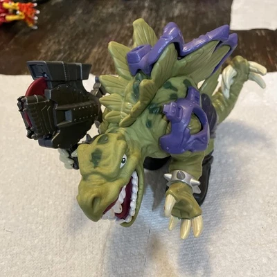 Экшн-фигурка 1996 Mattel Street Sharks Extreme Dinosaurs Stegz в комплекте с ДИСКОМ - Изображение 1 из 4