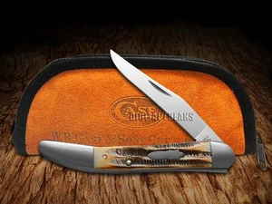 Case xx Knives Old Dog 6.5 Bonestag 154CM 10791 Stainless Pocket Knife - Picture 1 of 4