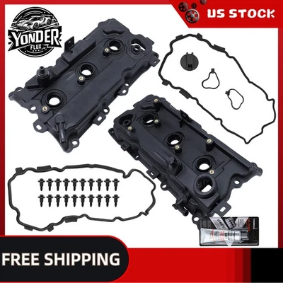 Fit For Nissan Murano 2009-2014 Quest 2011-2014 3.5L 2X Valve Cover w/ Gasket Foto 1 de 4