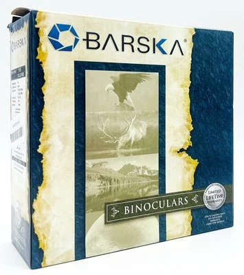 Barska AB10306 Focus Free 10x50 Binoculars - Black / Silver - Open Box - Image 1 of 4