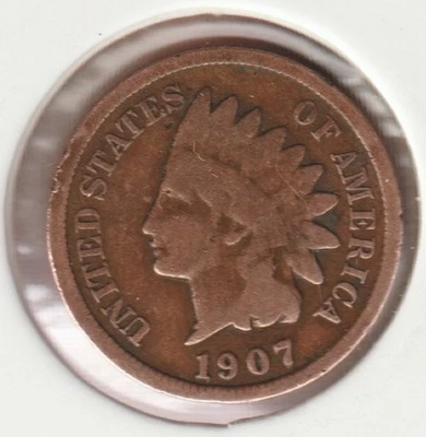 US Rare Old West 1907 Indian Head Penny Coin Collection Cent 🔥Black Friday Sale - Image 1 of 2