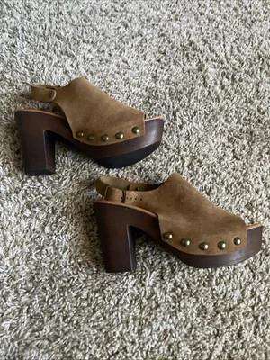 Tacones de madera de cuero MIA Paoli talla 6,5 Foto 1 de 4