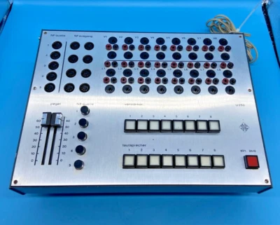 #SE3851# Vintage Umschaltpult NF Vollverstärker Telefunken U250/8 *Germany* RAR - Bild 1 von 4