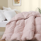 Oversized Down Feather Comforter Ultra Soft Cozy , King or Queen Bed Blanket