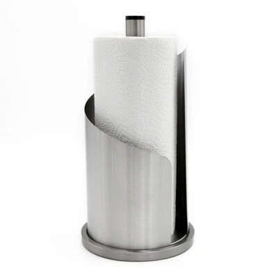 Küchenrollenhalter Edelstahl matt Rollenhalter Papierhalter Küchenrolle einhand  - Bild 1 von 4