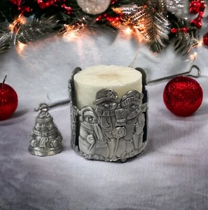 Zinn Kerzen Set 3 Stück Schneemann Weihnachten Feiertage Box beschädigt - Bild 1 von 24