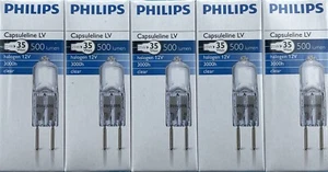5 x Philips Capsuleline 25 Watt = 35 W M75 12v 25w Halogen Capsule GY6.35 2 PIN - Picture 1 of 2
