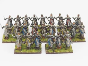 CABALLEROS MONTADOS EN GUERRA 15MM 100 AÑOS X 24. PINTADO. AZUL 495 - Imagen 1 de 7