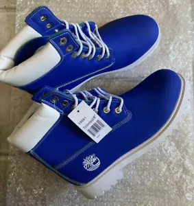 Neu ohne Karton Timberland 6" Premium blau/weiß wasserdicht Stiefel Herren US 9,5 M - Bild 1 von 3