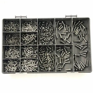 775 KIT GRANDE SURTIDO M3 M4 M5 ACERO INOXIDABLE ENCHUFE BOTONES CABEZAL TORNILLO PERNOS - Imagen 1 de 1