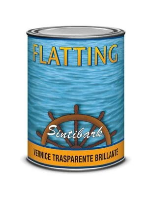 Flatting vernice Trasparente Brillante per nautica imbarcazioni a solvente 1 L - Immagine 1 di 4