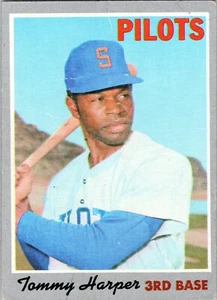 1970 Topps Tommy Harper #370 Seattle PILOTS - MLB Baseball - FREE Shipping - Picture 1 of 4