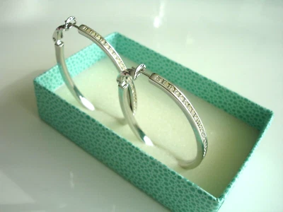 Pierre Lang Ohrringe Creole RH Zirkonia - Bild 1 von 3