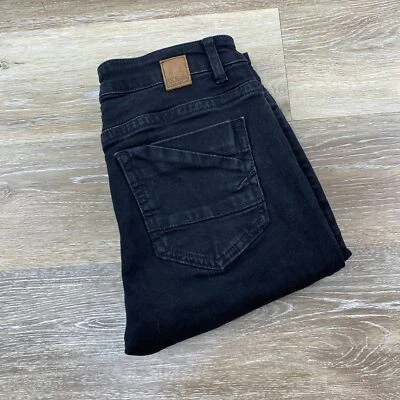 Pantalones Cortos de Jean BKE PAYTON Tiro Medio Negros Denim Corte Para Mujer Talla 27 R Foto 1 de 4