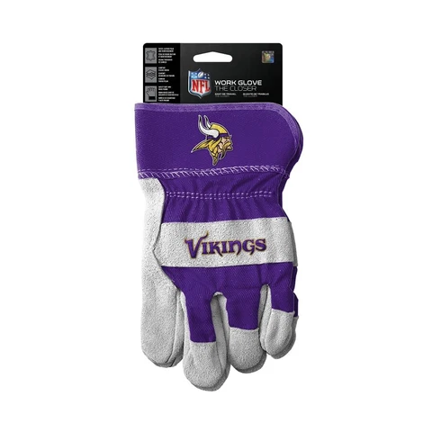Minnesota Vikings Gloves Work Style The Closer Design Cover